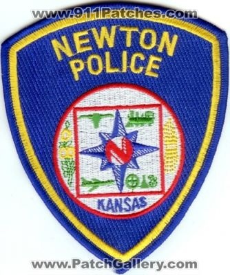 Newton Police (Kansas)
Thanks to Police-Patches-Collector.com for this scan.
