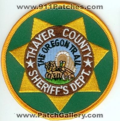 Thayer County Sheriff's Department (Nebraska)
Thanks to Police-Patches-Collector.com for this scan.
Keywords: sheriffs dept