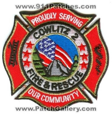 Cowlitz County Fire District 2 (Washington)
Scan By: PatchGallery.com
Keywords: co. dist. number no. #2 department dept. & and rescue proudly serving our community