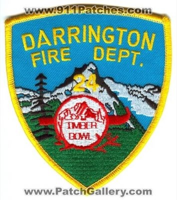 Darrington Fire Department Snohomish County District 24 (Washington)
Scan By: PatchGallery.com
Keywords: dept. co. dist. number no. #24 timber bowl
