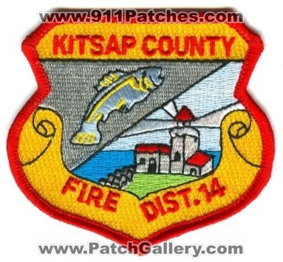 Kitsap County Fire District 14 (Washington)
Scan By: PatchGallery.com
Keywords: co. dist. number no. #14 department dept.