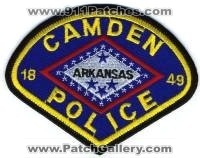 Camden Police (Arkansas)
Thanks to BensPatchCollection.com for this scan.

