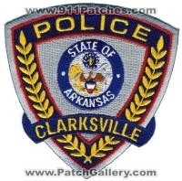 Clarksville Police (Arkansas)
Thanks to BensPatchCollection.com for this scan.
