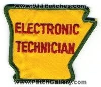Arkansas Forestry Commission Electronic Technician (Arkansas)
Thanks to BensPatchCollection.com for this scan.
Keywords: fire wildland