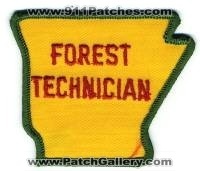 Arkansas Forestry Commission Forest Technician (Arkansas)
Thanks to BensPatchCollection.com for this scan.
Keywords: fire wildland