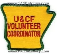 Arkansas Forestry Commission U&CF Volunteer Coordinator (Arkansas)
Thanks to BensPatchCollection.com for this scan.
Keywords: fire wildland and