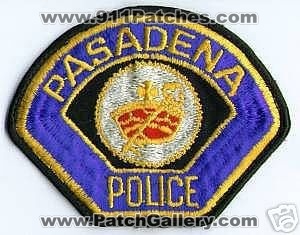 Pasadena Police (California)
Thanks to apdsgt for this scan.
