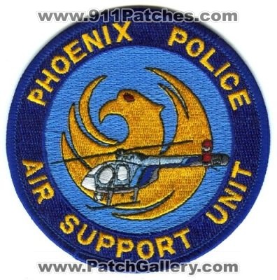 Phoenix Police Department Air Support Unit (Arizona)
Scan By: PatchGallery.com
Keywords: dept. helicopter