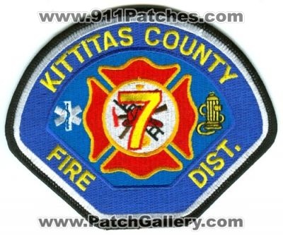 Kittitas County Fire District 7 (Washington)
Scan By: PatchGallery.com
Keywords: co. dist. number no. #7 department dept.