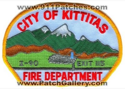 Kittitas Fire Department (Washington)
Scan By: PatchGallery.com
Keywords: city of dept. i-90 exit 115