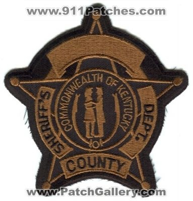 Kentucky County Sheriff's Department (Kentucky)
Scan By: PatchGallery.com
Keywords: sheriffs dept