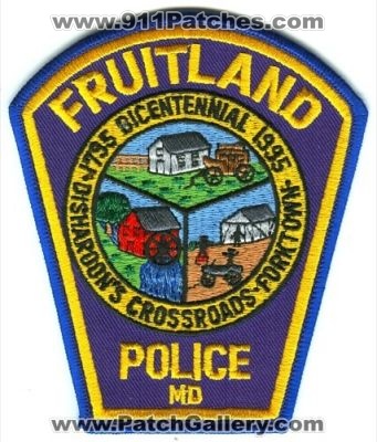 Fruitland Police (Maryland)
Scan By: PatchGallery.com

