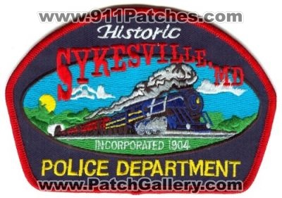 Sykesville Police Department (Maryland)
Scan By: PatchGallery.com
