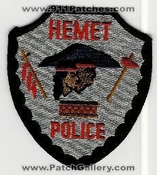 Hemet Police (California)
Thanks to Scott McDairmant for this scan.
