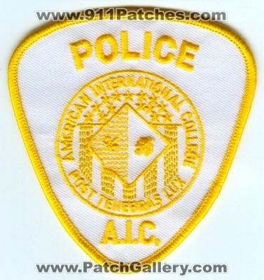 American International College Police (Massachusetts)
Scan By: PatchGallery.com
Keywords: a.i.c. aic