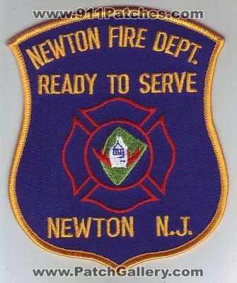 Newton Fire Department (New Jersey)
Thanks to Dave Slade for this scan.
Keywords: dept. n.j.