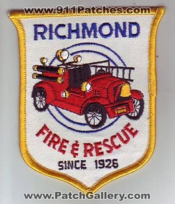 Richmond Fire And Rescue (Virginia)
Thanks to Dave Slade for this scan.
Keywords: &