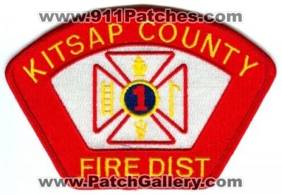 Kitsap County Fire District 1 (Washington)
Scan By: PatchGallery.com
Keywords: co. dist. number no. #1 department dept.