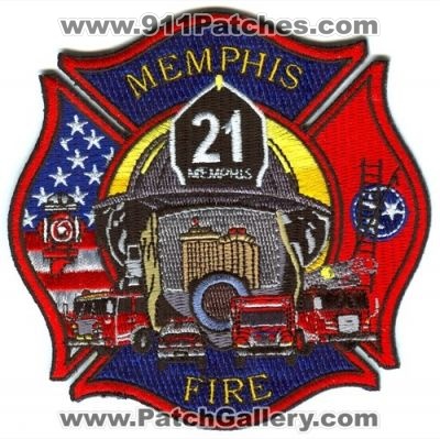Memphis Fire Department Engine 21 Patch (Tennessee)
Scan By: PatchGallery.com
Keywords: dept. mfd company co. station