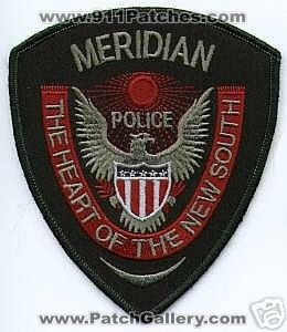 Meridian Police (Mississippi)
Thanks to apdsgt for this scan.
