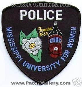Mississippi University For Women Police (Mississippi)
Thanks to apdsgt for this scan.
