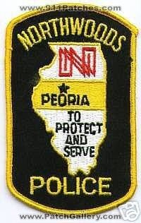 Northwoods Police (Illinois)
Thanks to apdsgt for this scan.
Keywords: peoria