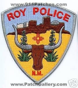 Roy Police (New Mexico)
Thanks to apdsgt for this scan.
Keywords: n.m.