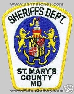 Saint Mary's County Sheriffs Department (Maryland)
Thanks to apdsgt for this scan.
Keywords: st. marys dept. md