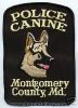 Montgomery_County_Police_Canine_Patch_Maryland_Patches_MDP.JPG