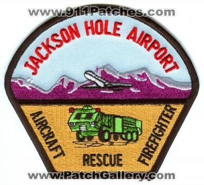 Jackson Hole Airport Fire Department Aircraft Rescue FireFighter (Wyoming)
Scan By: PatchGallery.com
Keywords: dept. arff firefighting cfr crash fire