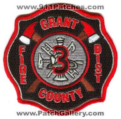 Grant County Fire District 3 (Washington)
Scan By: PatchGallery.com
Keywords: co. dist. number no. #3 department dept.