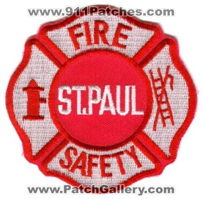 Saint Paul Fire Safety Patch (Minnesota)
[b]Scan From: Our Collection[/b]
Keywords: st.