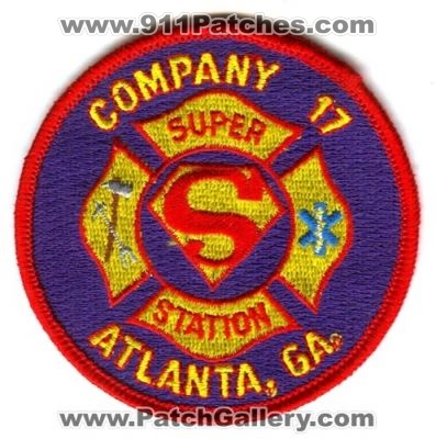 Atlanta Fire Department Company 17 (Georgia)
Scan By: PatchGallery.com
Keywords: dept. afd station super ga.