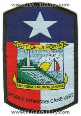 La Porte Emergency Medical Service EMS Mobile Intensive Care Unit Patch (Texas)
Scan By: PatchGallery.com
Keywords: laporte ems micu city of