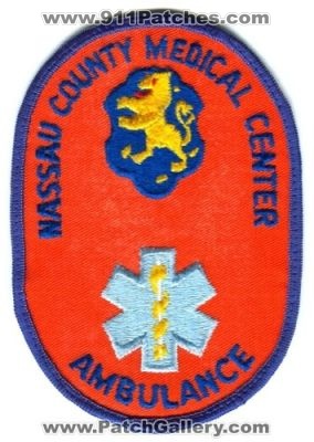 Nassau County Medical Center Ambulance Patch (New York)
[b]Scan From: Our Collection[/b]
Keywords: ems