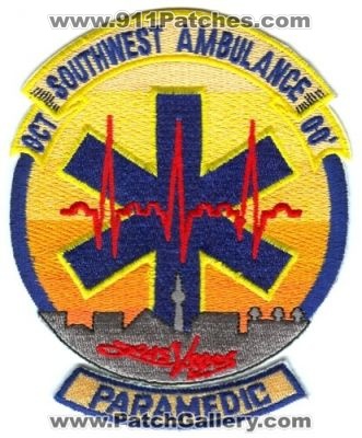 Southwest Ambulance Paramedic Patch (Nevada)
Scan By: PatchGallery.com
Keywords: ems las vegas