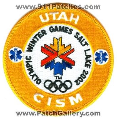 Utah Olympic Winter Games Salt Lake 2002 CISM Patch (Utah)
Scan By: PatchGallery.com
Keywords: ems olympics