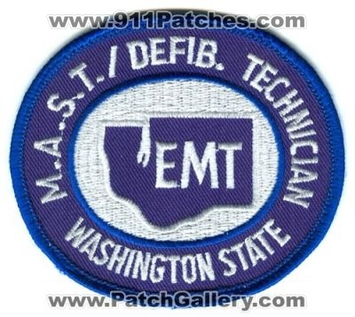 Washington State Emergency Medical Technician MAST Defib Technician (Washington)
Scan By: PatchGallery.com
Keywords: ems certified emt m.a.s.t. defib. defibrillation