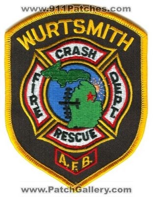 Wurtsmith Air Force Base AFB Fire Department Crash Rescue (Michigan)
Scan By: PatchGallery.com
Keywords: dept. a.f.b. usaf military cfr arff aircraft airport firefighter firefighting arff