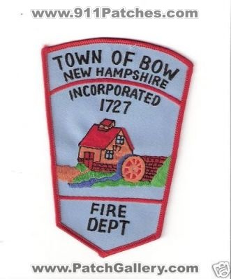 Bow Fire Department (New Hampshire)
Thanks to Bob Brooks for this scan.
Keywords: town of dept