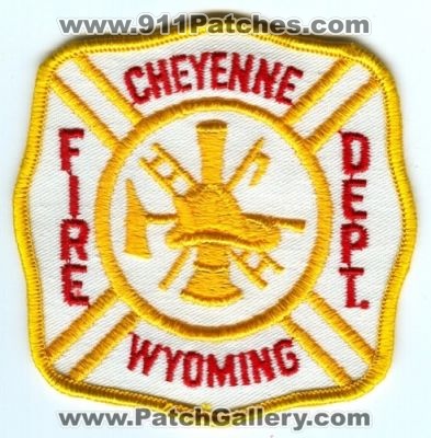 Cheyenne Fire Department (Wyoming)
Scan By: PatchGallery.com
Keywords: dept.