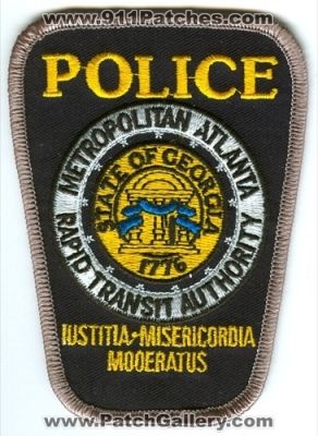 Metropolitan Atlanta Rapid Transit Authority Police (Georgia)
Scan By: PatchGallery.com
