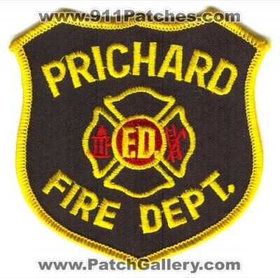 Prichard Fire Department (Alabama)
Scan By: PatchGallery.com
Keywords: dept. fd f.d.