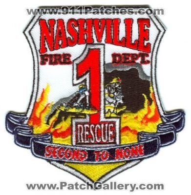 Nashville Fire Department Rescue 1 (Tennessee)
Scan By: PatchGallery.com
Keywords: dept. company co. station second to none