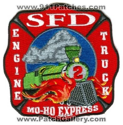 Springfield Fire Department Engine 2 Truck 2 (Missouri)
Scan By: PatchGallery.com
Keywords: dept. sfd company co. station mo-ho express