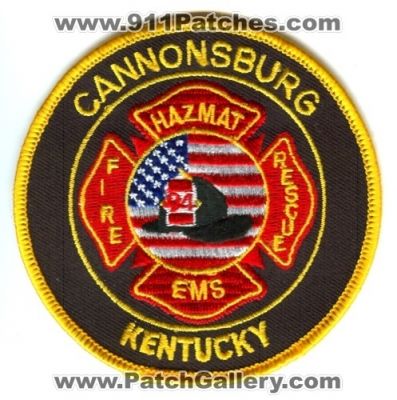 Cannonsburg Fire Rescue (Kentucky)
Scan By: PatchGallery.com
Keywords: hazmat haz-mat ems