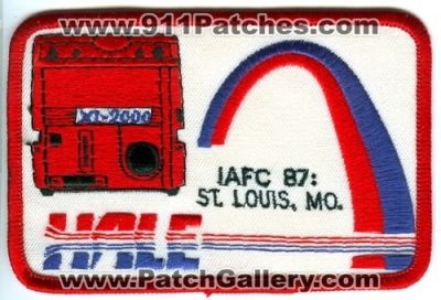 International Association of Fire Chiefs IAFC 1987 Saint Louis Patch (Missouri)
Scan By: PatchGallery.com
Keywords: st. mo. hale pumps company co. xl-2000