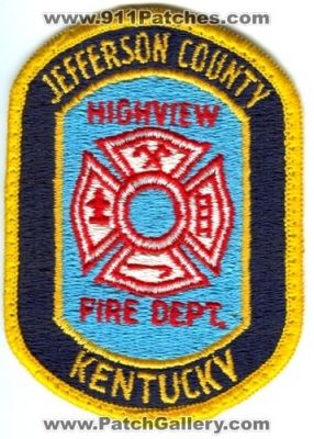 Highview Fire Department (Kentucky)
Scan By: PatchGallery.com
Keywords: dept. jefferson county