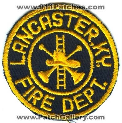 Lancaster Fire Department (Kentucky)
Scan By: PatchGallery.com
Keywords: dept. ky.