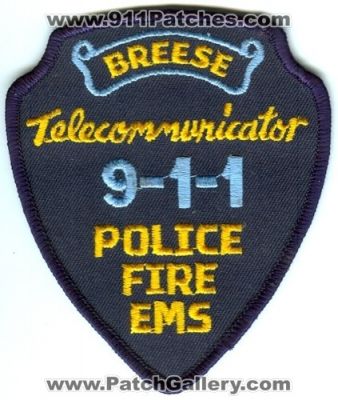 Breese Telecommunicator 9-1-1 Police Fire EMS (Illinois)
Scan By: PatchGallery.com
Keywords: 911 dispatch